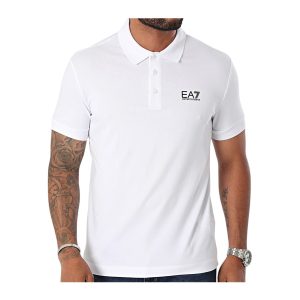 Emporio Armani - XL - Polo cotone 8NPF14 PJVQZ Training bianco ottico