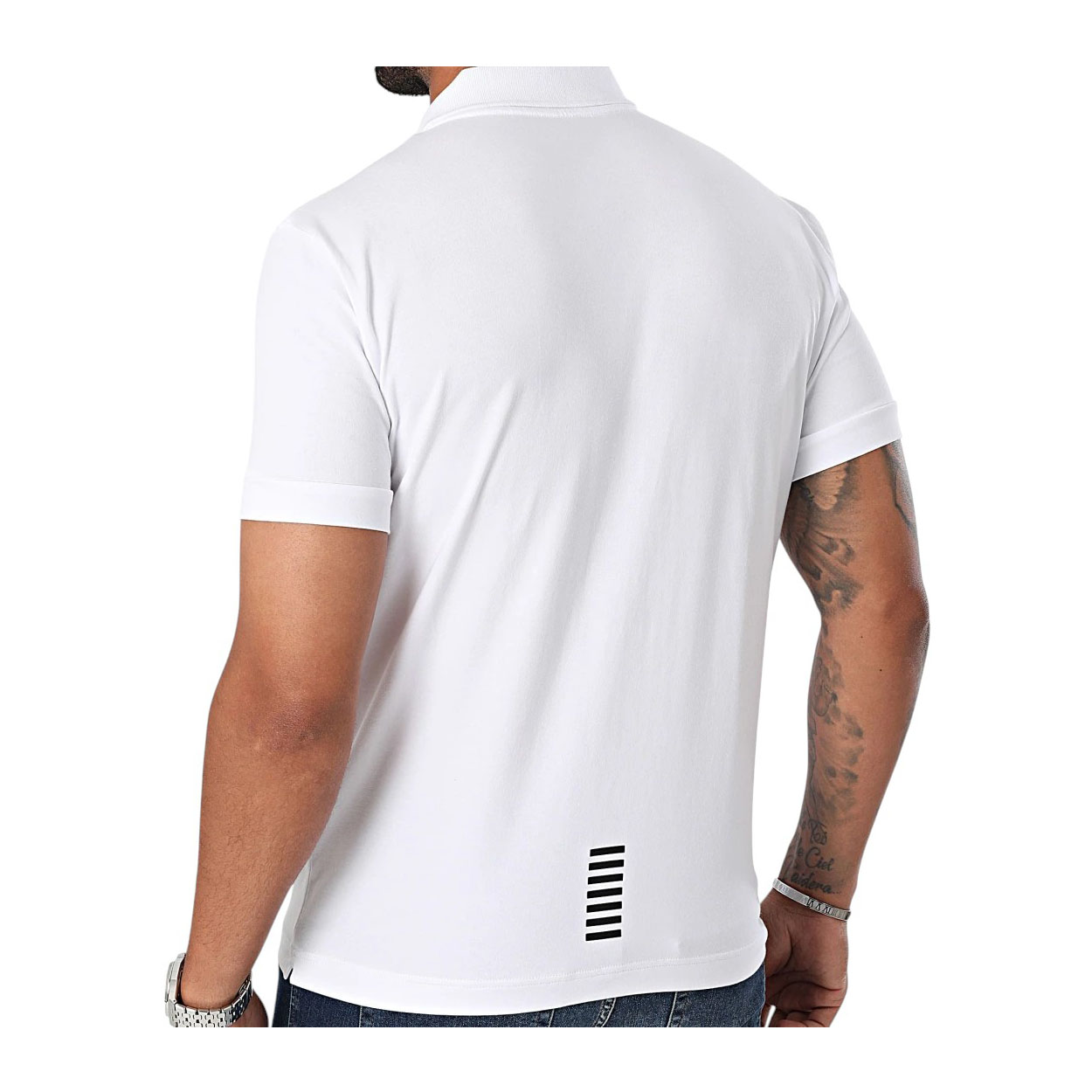 Emporio Armani - XL - Polo cotone 8NPF14 PJVQZ Training bianco ottico - immagine 2