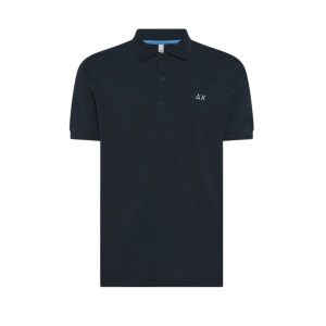 Sun68 - S - Polo basic S/S cotone A35109 blu navy
