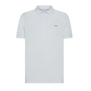 Sun68 - M - Polo basic S/S cotone A35109 bianco ottico