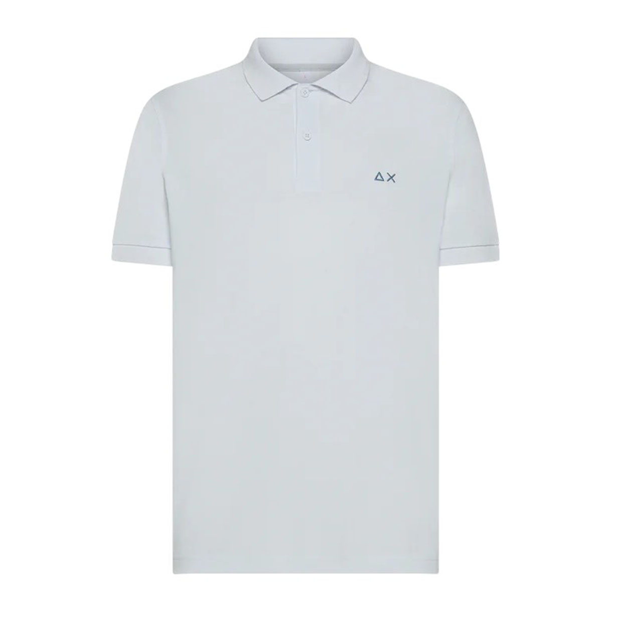 Sun68 - M - Polo basic S/S cotone A35109 bianco ottico