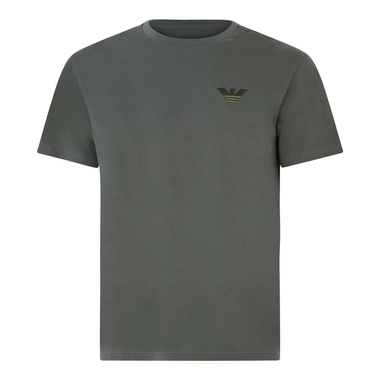 Emporio Armani - T-shirt cotone Swimwear EM000574 AF12334 Verde militare