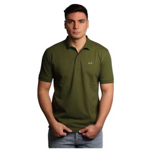 Sun68 - M - Polo basic S/S cotone A35109 verde