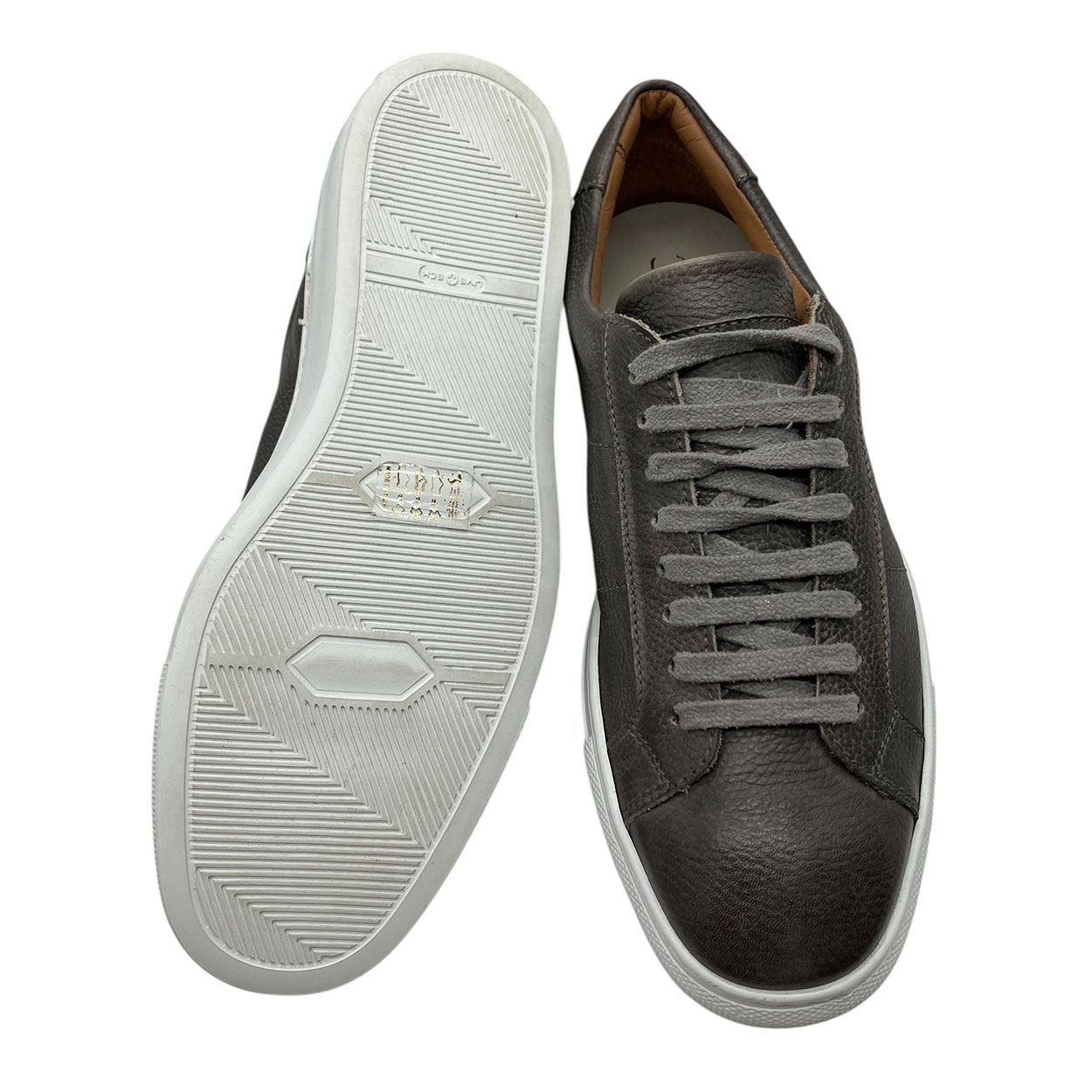 Guido Ferri - EU/40 - Sneakers basso pelle taupe 2601 uomo - immagine 3