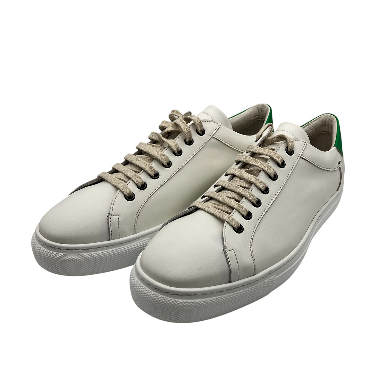 Franco Fedele - EU/44 - Sneaker basso in pelle bianco 2585 - immagine 2