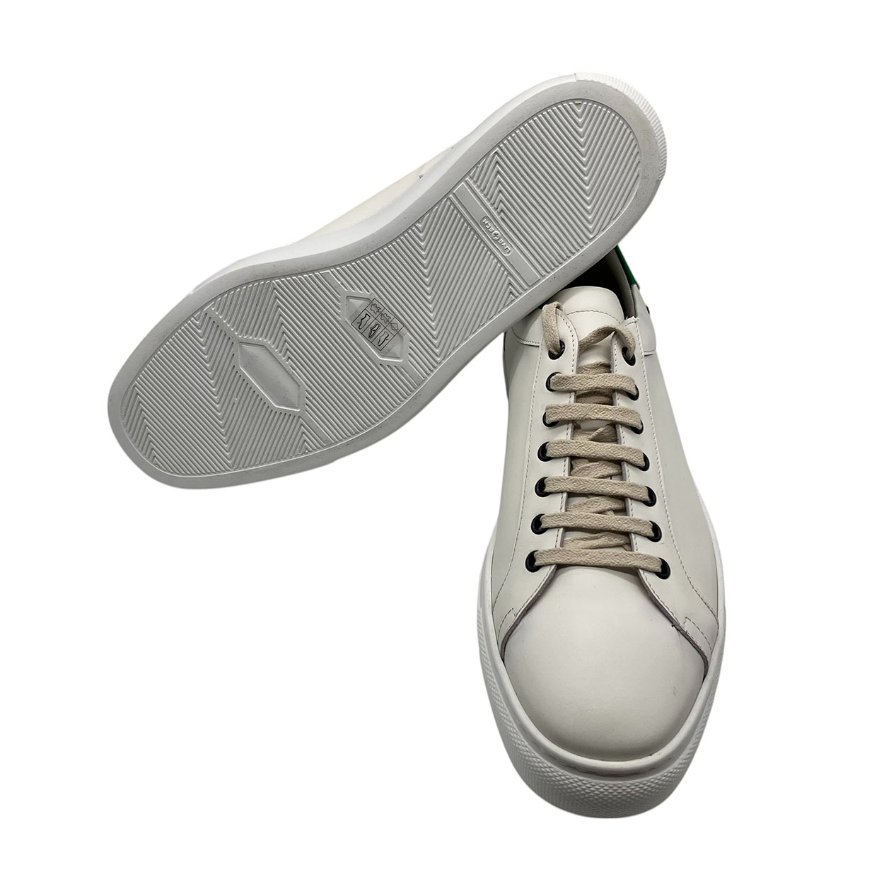 Franco Fedele - EU/44 - Sneaker basso in pelle bianco 2585 - immagine 5