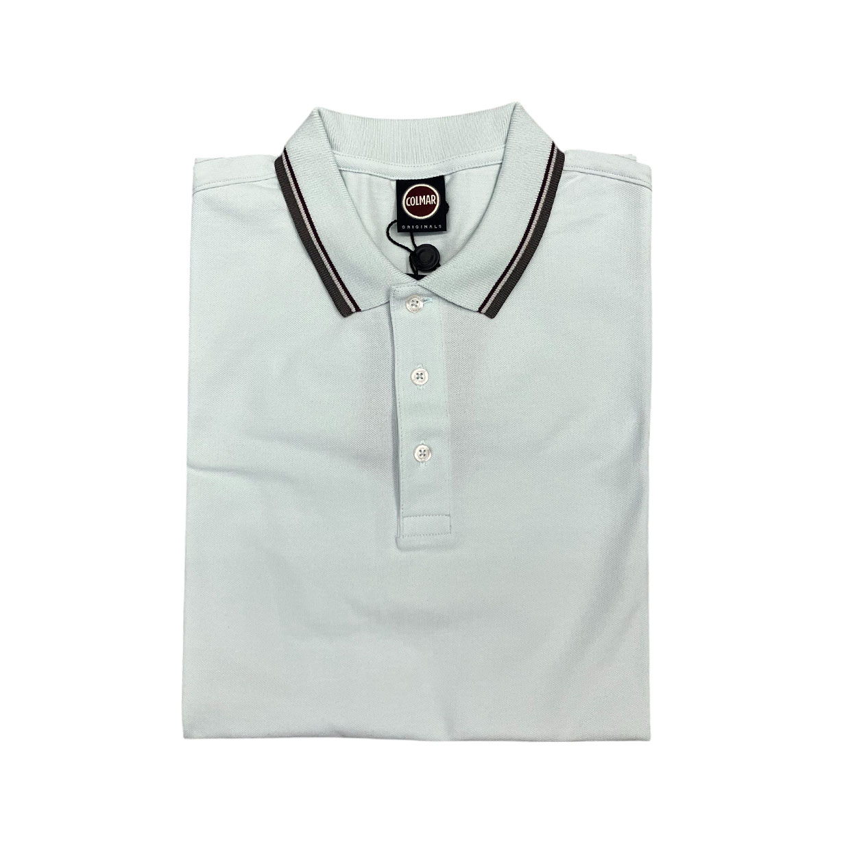 Colmar - Polo in morbido piqué celeste pastello 7659N