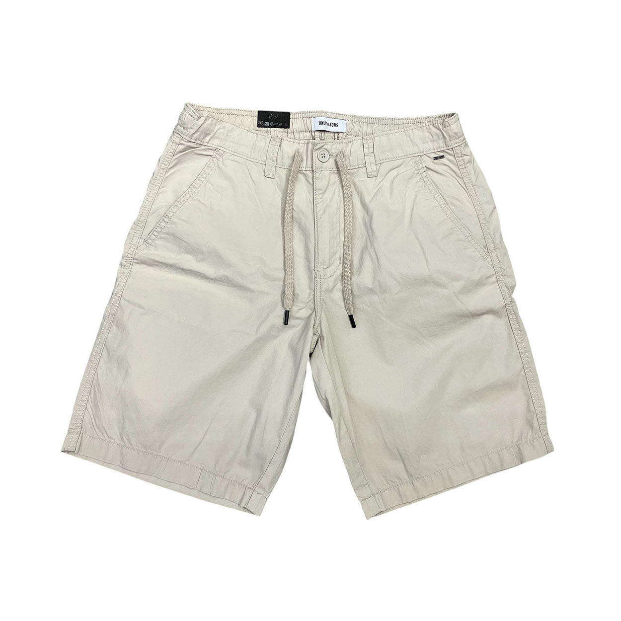 Only & Sons - Bermuda in cotone beige Moonstruck 22029213