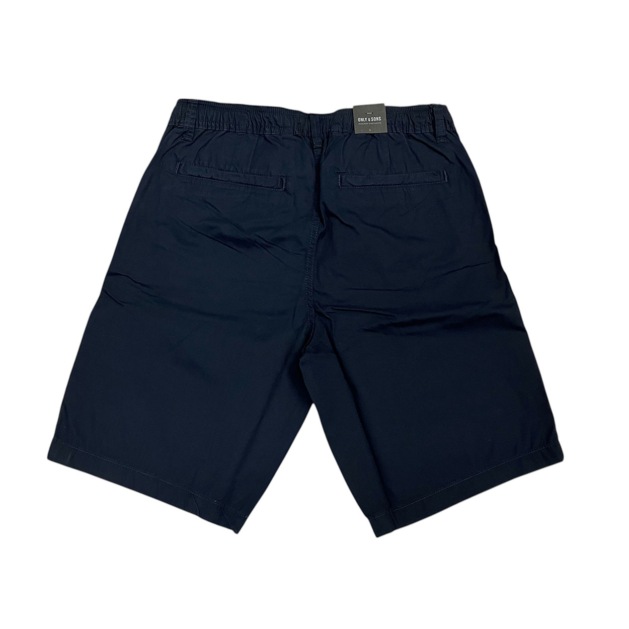 Only & Sons - Bermuda in cotone blu scuro Onsloc 22029213 - immagine 2