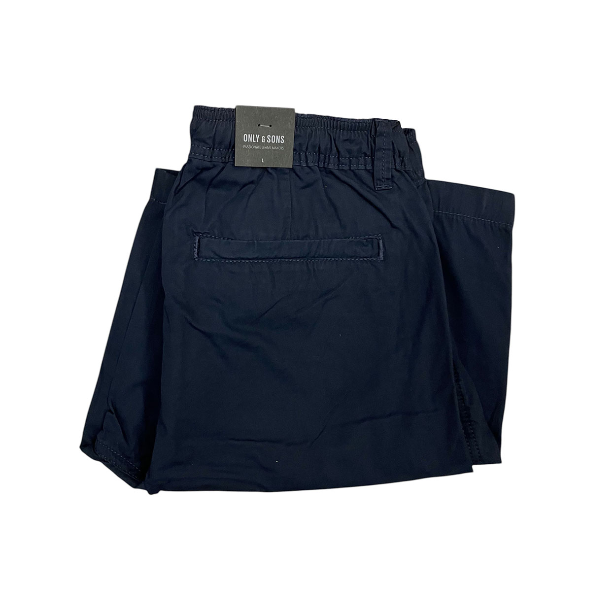 Only & Sons - Bermuda in cotone blu scuro Onsloc 22029213 - immagine 3