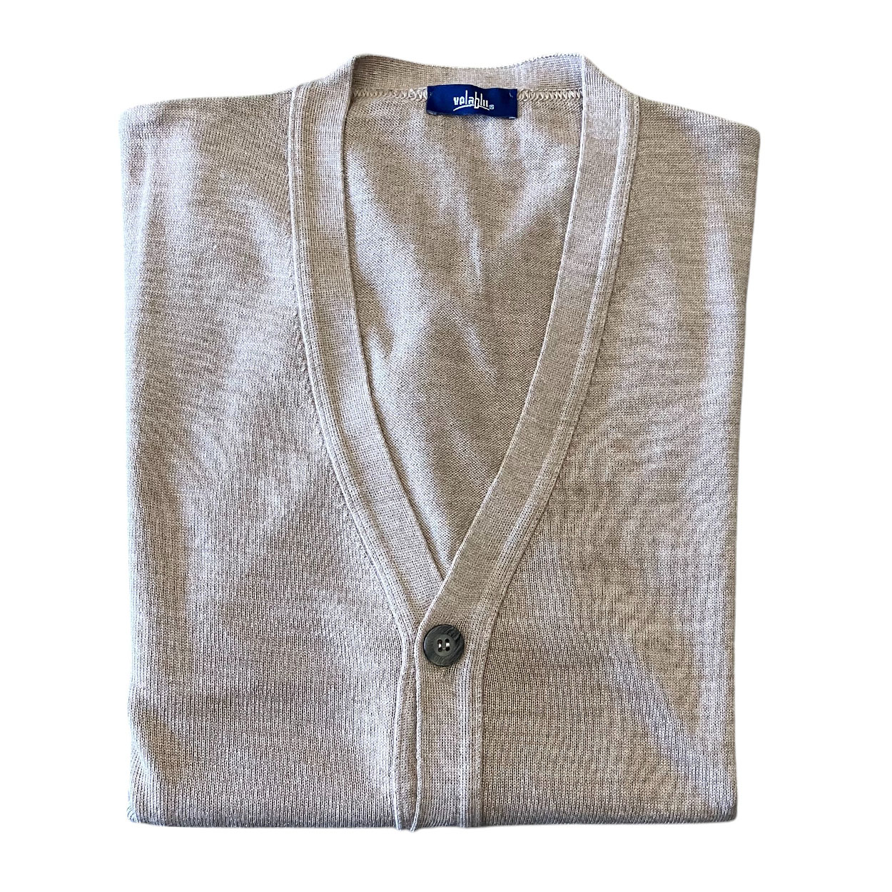 Vela Blu - XL - Cardigan in lana e acrilico V22936 marmotta