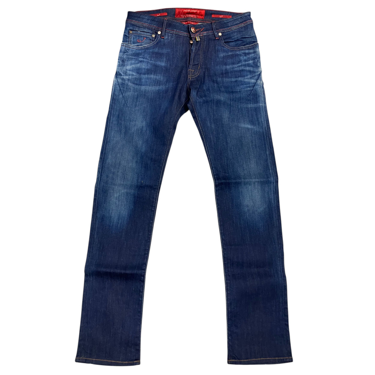 Jacob Cohën - W32 - Jeans in cotone elasticizzato blu Type J622.Comf