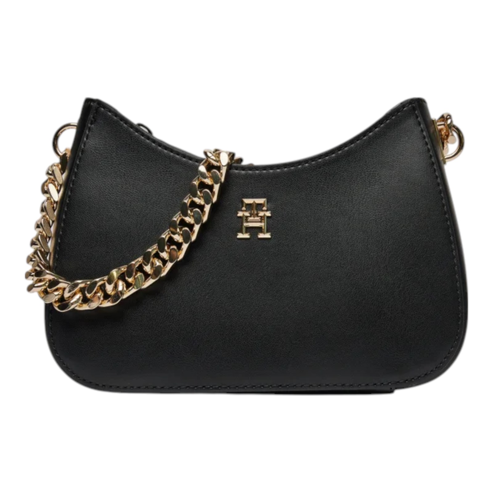 Tommy Hilfiger - Borsetta Th Refined Chain Shoulder Bag AW0AW16079 Nero