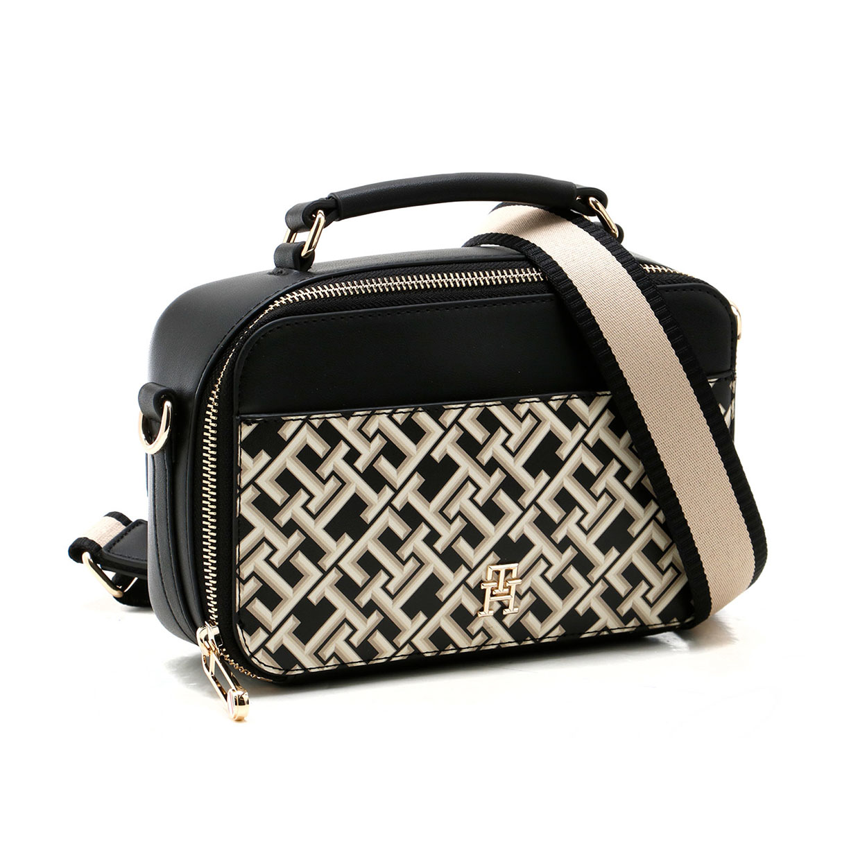 Tommy Hilfiger - Borsetta Iconic Tommy Camera Bag Mono AW0AW16083 Nero - immagine 2