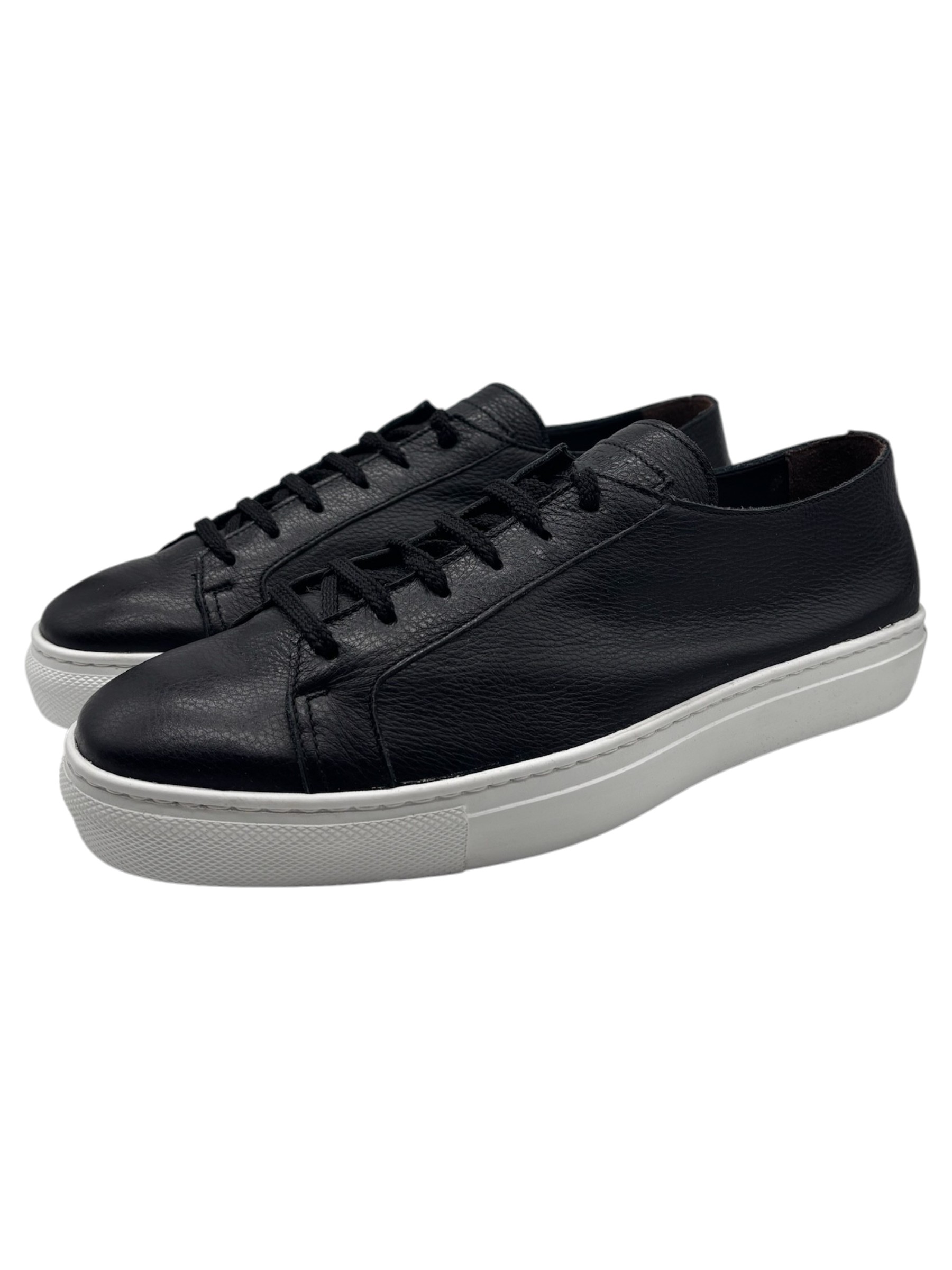 Franco Fedele - Sneakers uomo in pelle nera - 45