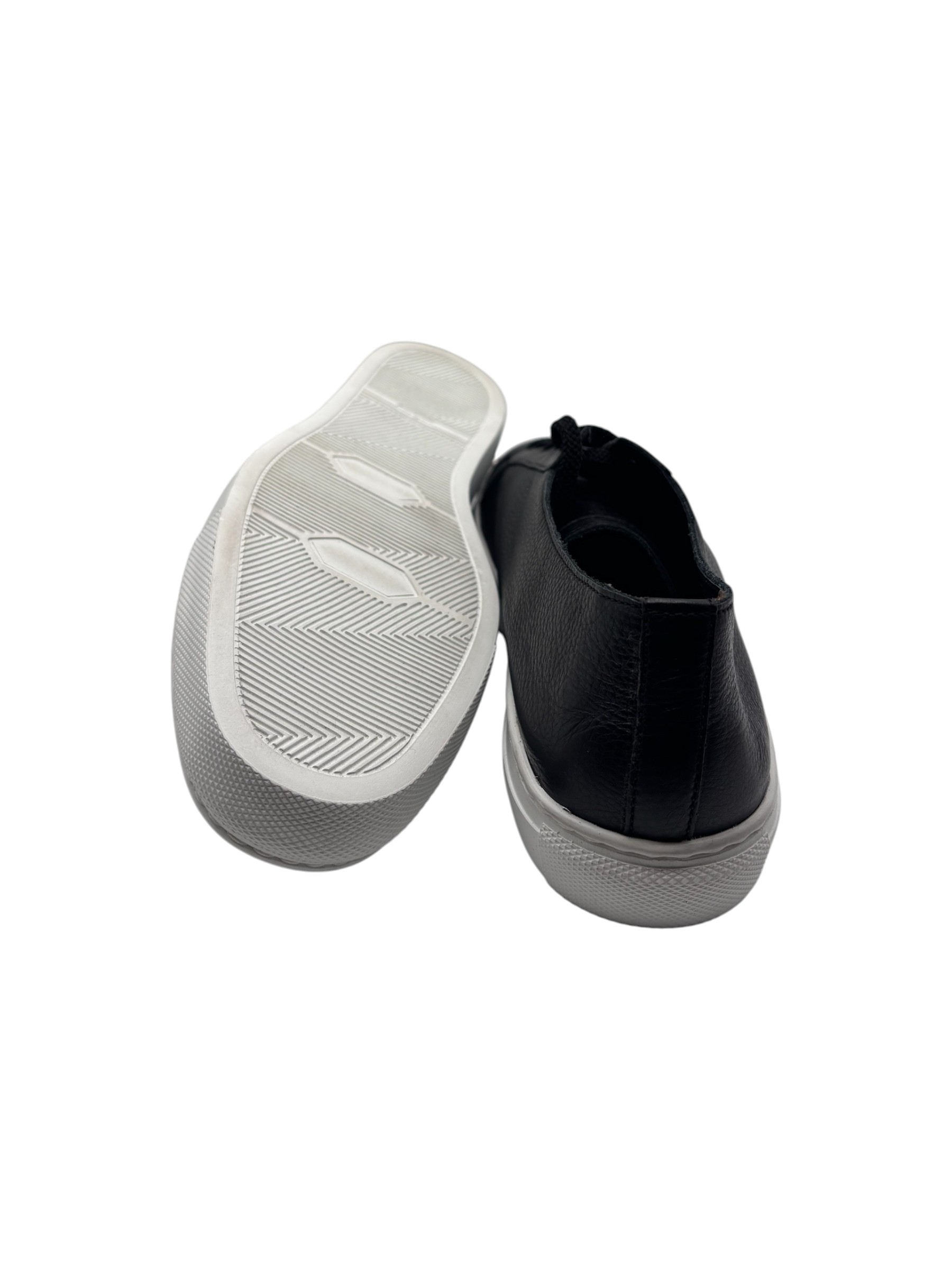 Franco Fedele - Sneakers uomo in pelle nera - 45 - immagine 4