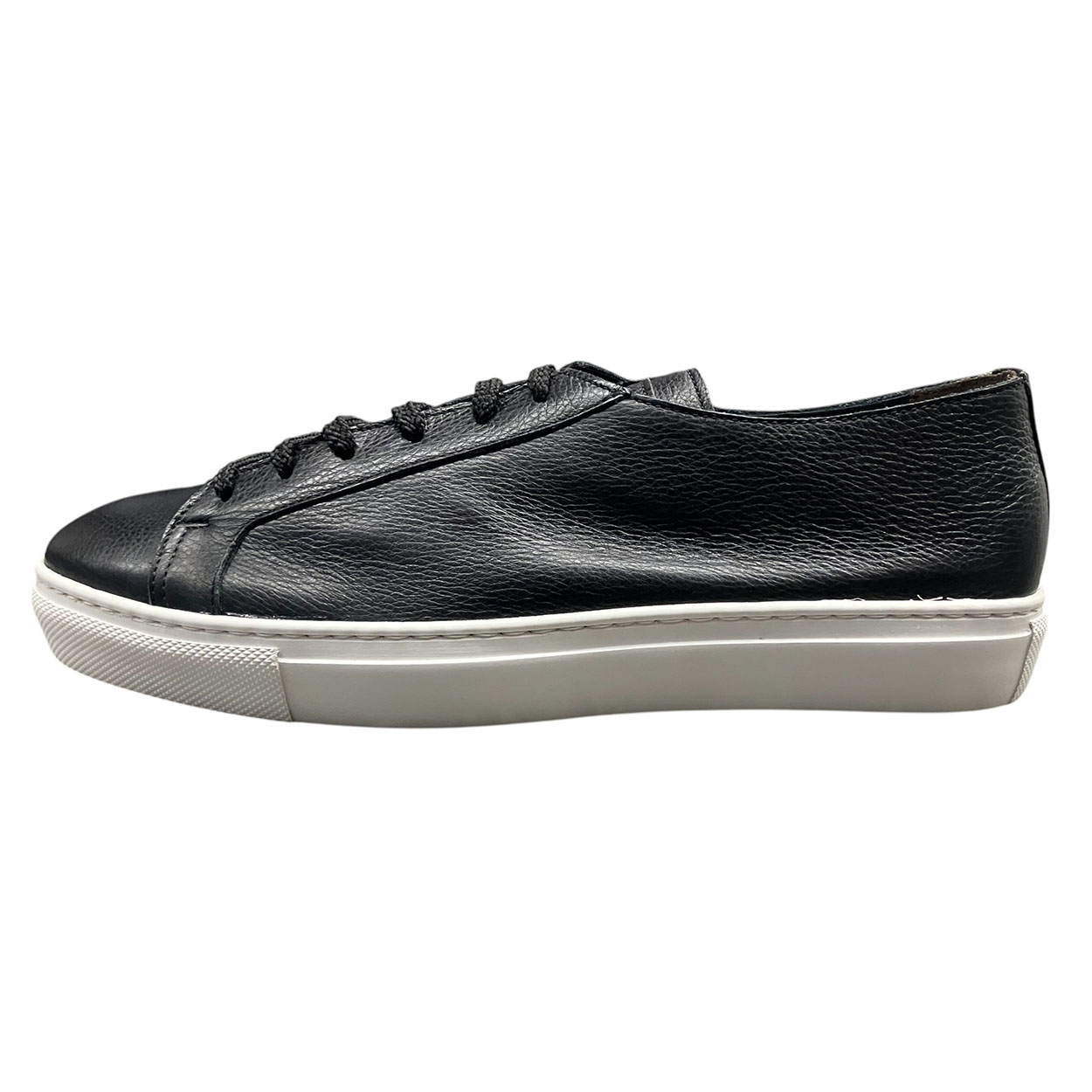 Franco Fedele - EU/45 - Sneaker basso in pelle nero 9995 - immagine 3