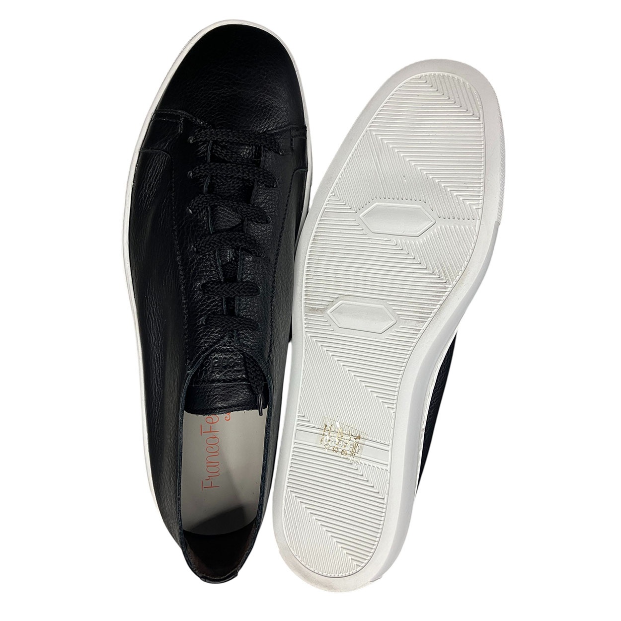 Franco Fedele - EU/45 - Sneaker basso in pelle nero 9995 - immagine 4
