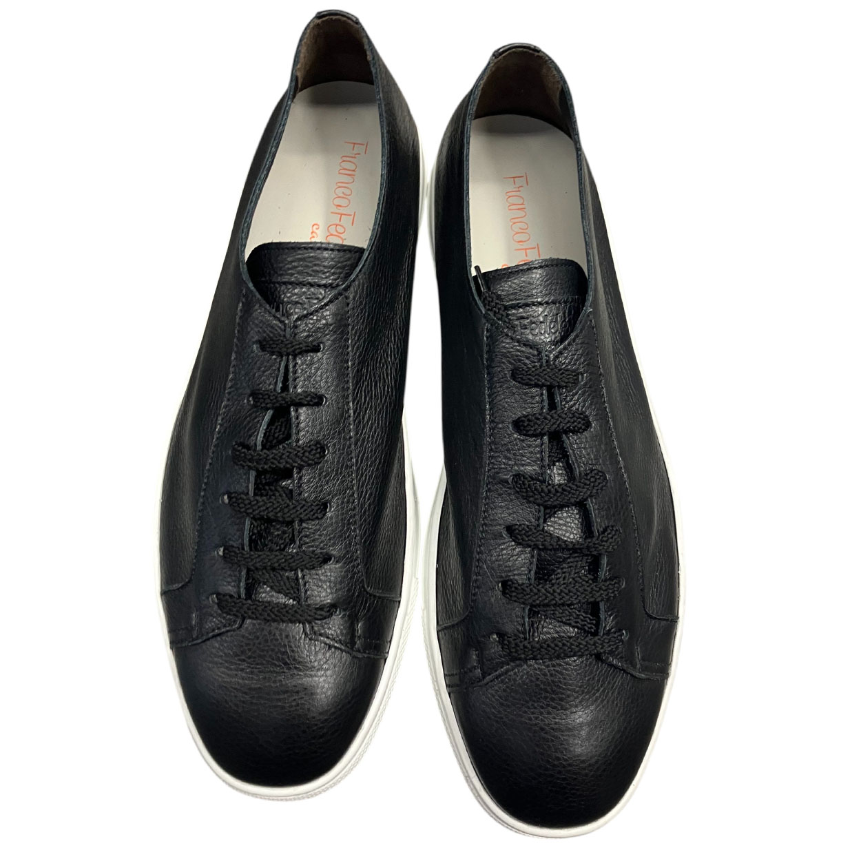 Franco Fedele - EU/45 - Sneaker basso in pelle nero 9995 - immagine 2