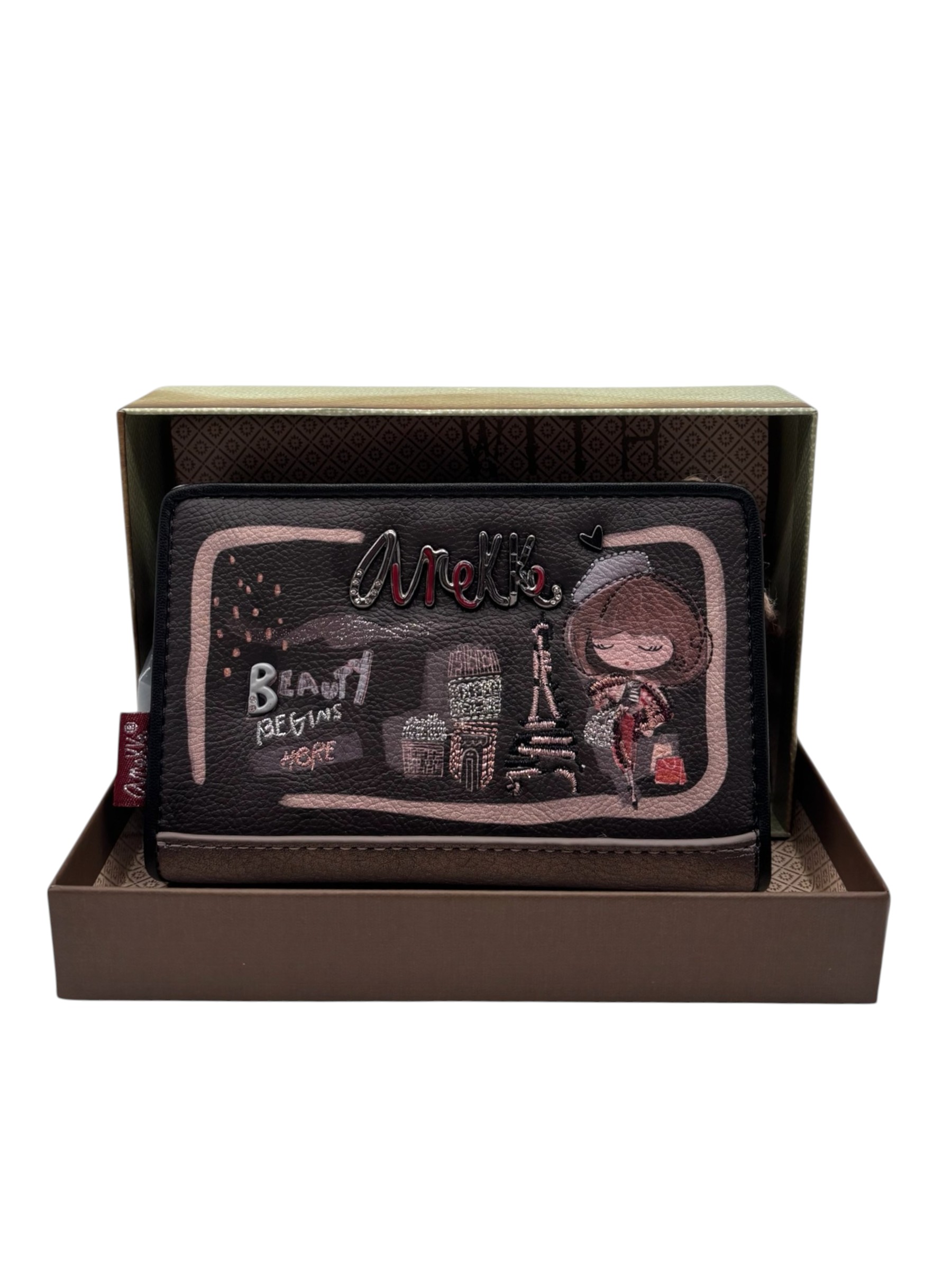 Anekke - Portafoglio medio RFID Mademoiselle - immagine 5