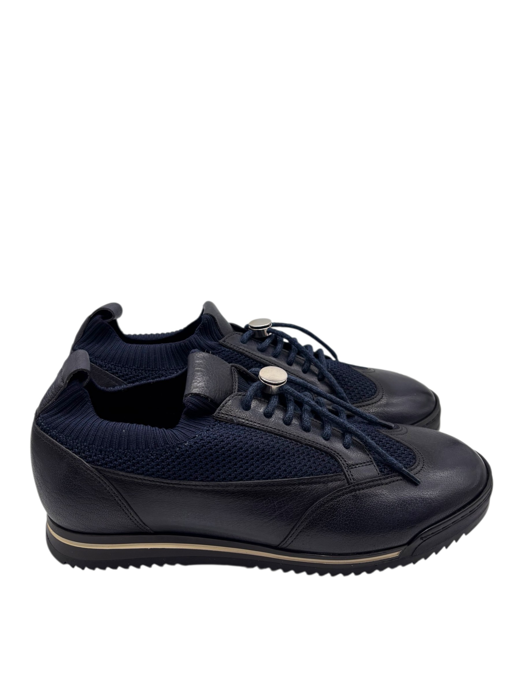 Brecos - Scarpe uomo in pelle blu - 42 - immagine 3