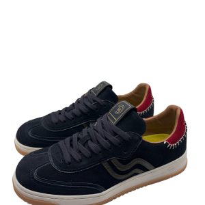 Primabase - Sneakers in pelle scamosciata blu navy