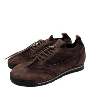 Brecos - Scarpe uomo in camoscio marrone - 42