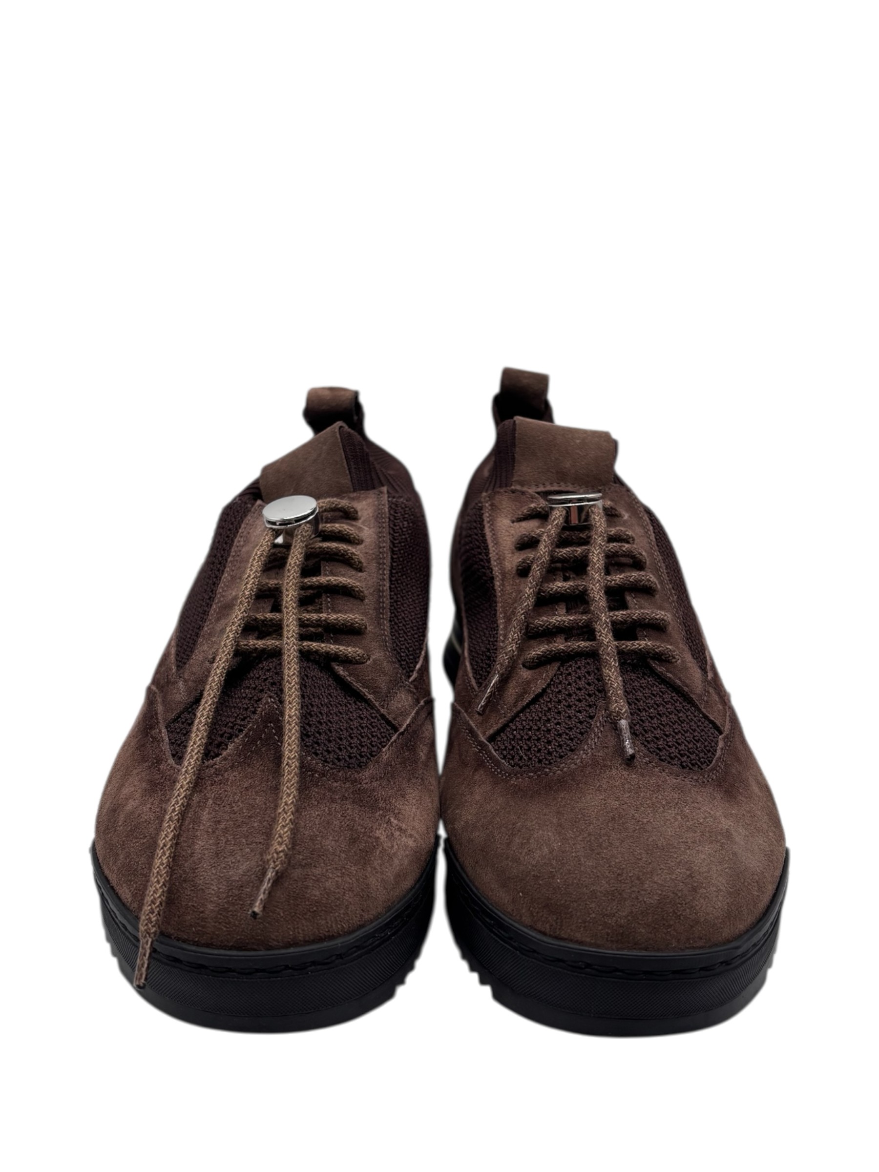 Brecos - Scarpe uomo in camoscio marrone - 42 - immagine 2