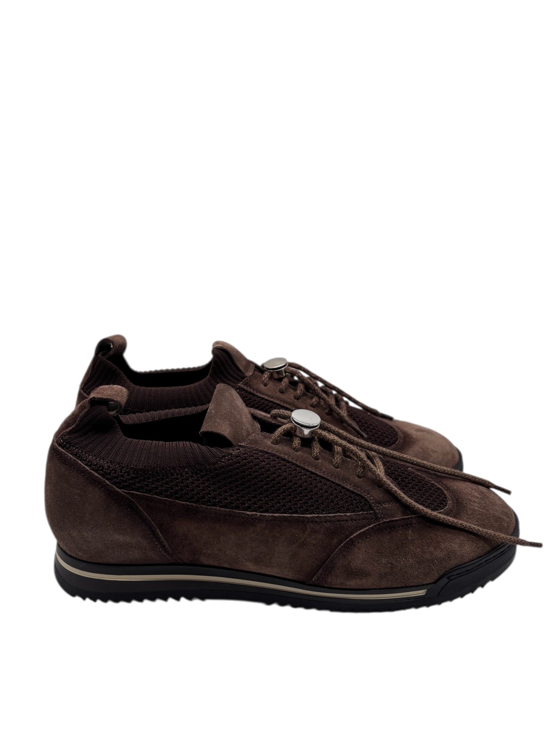 Brecos - Scarpe uomo in camoscio marrone - 42 - immagine 3