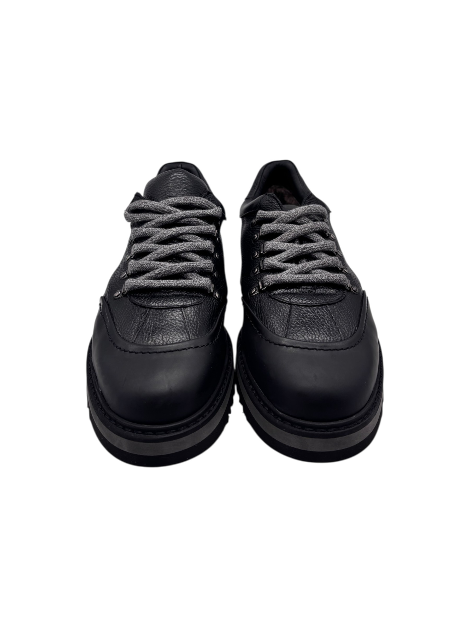 Brecos - Scarponcini uomo in pelle nera - 42 - immagine 2