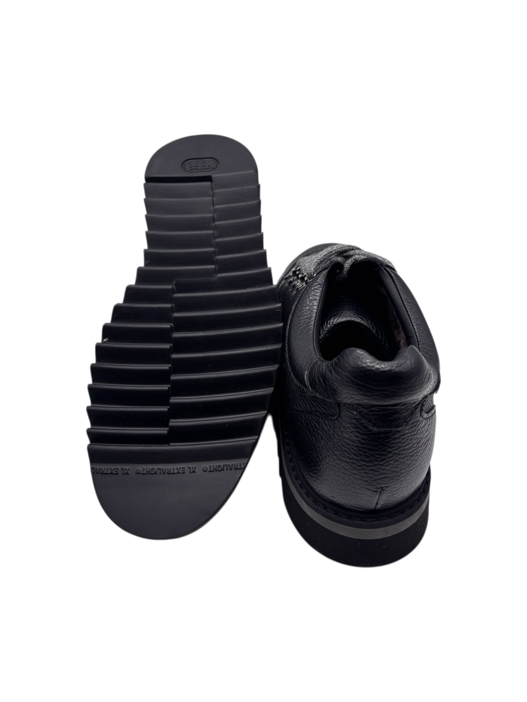 Brecos - Scarponcini uomo in pelle nera - 42 - immagine 4