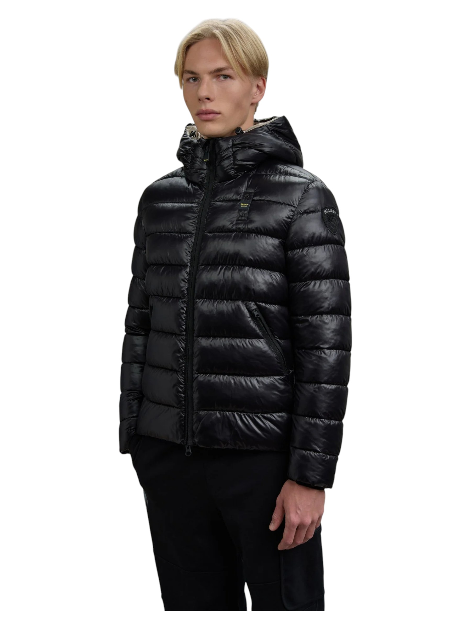 Blauer - Giubbotto nero uomo - L - immagine 2