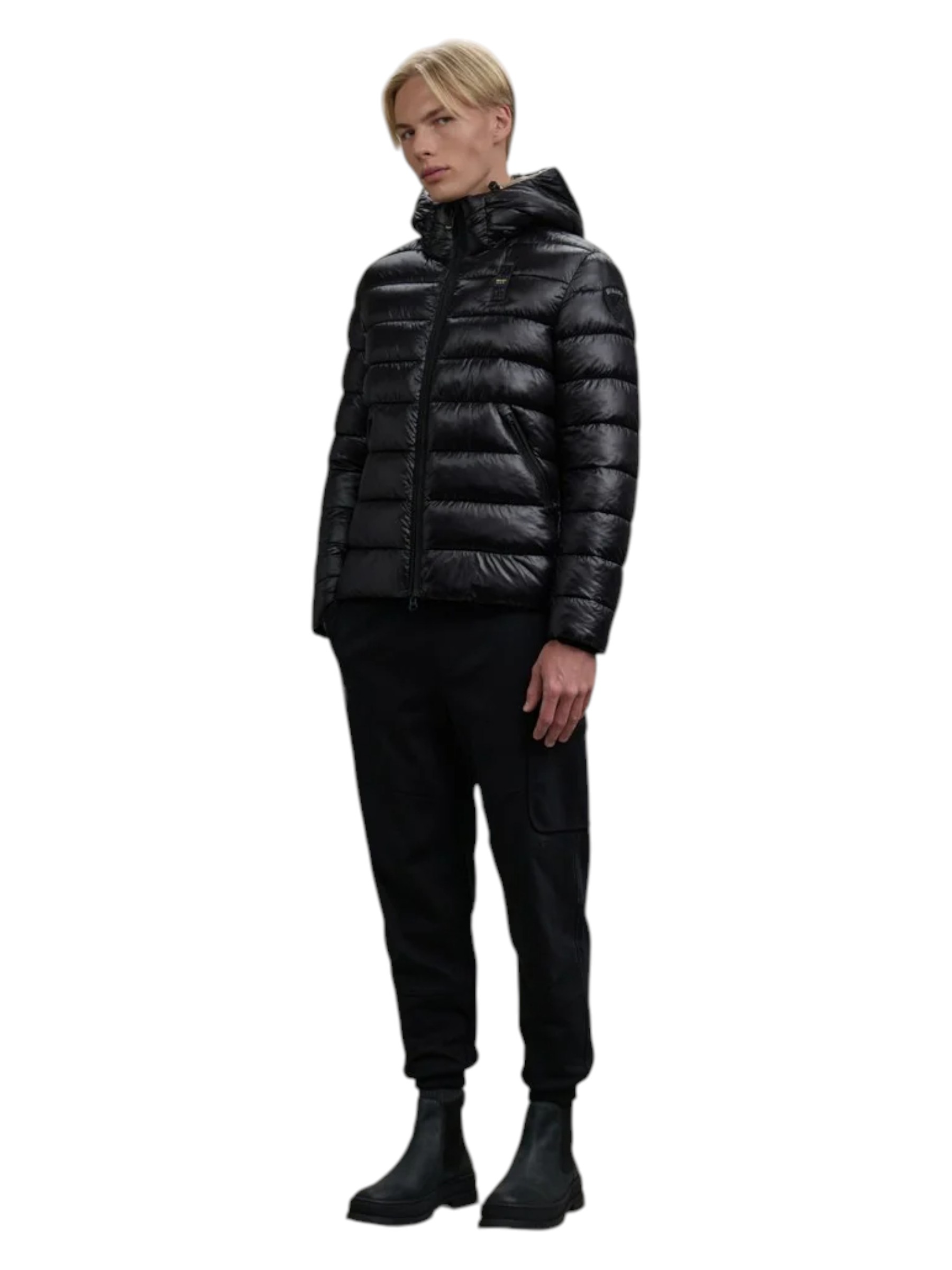 Blauer - Giubbotto nero uomo - L - immagine 4