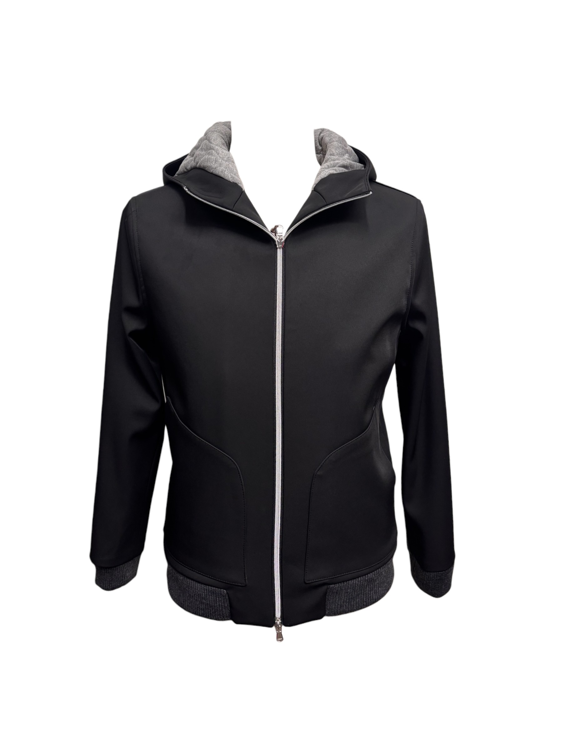 Scarano Napoli – Giubbino uomo in tessuto tecnico nero – 50