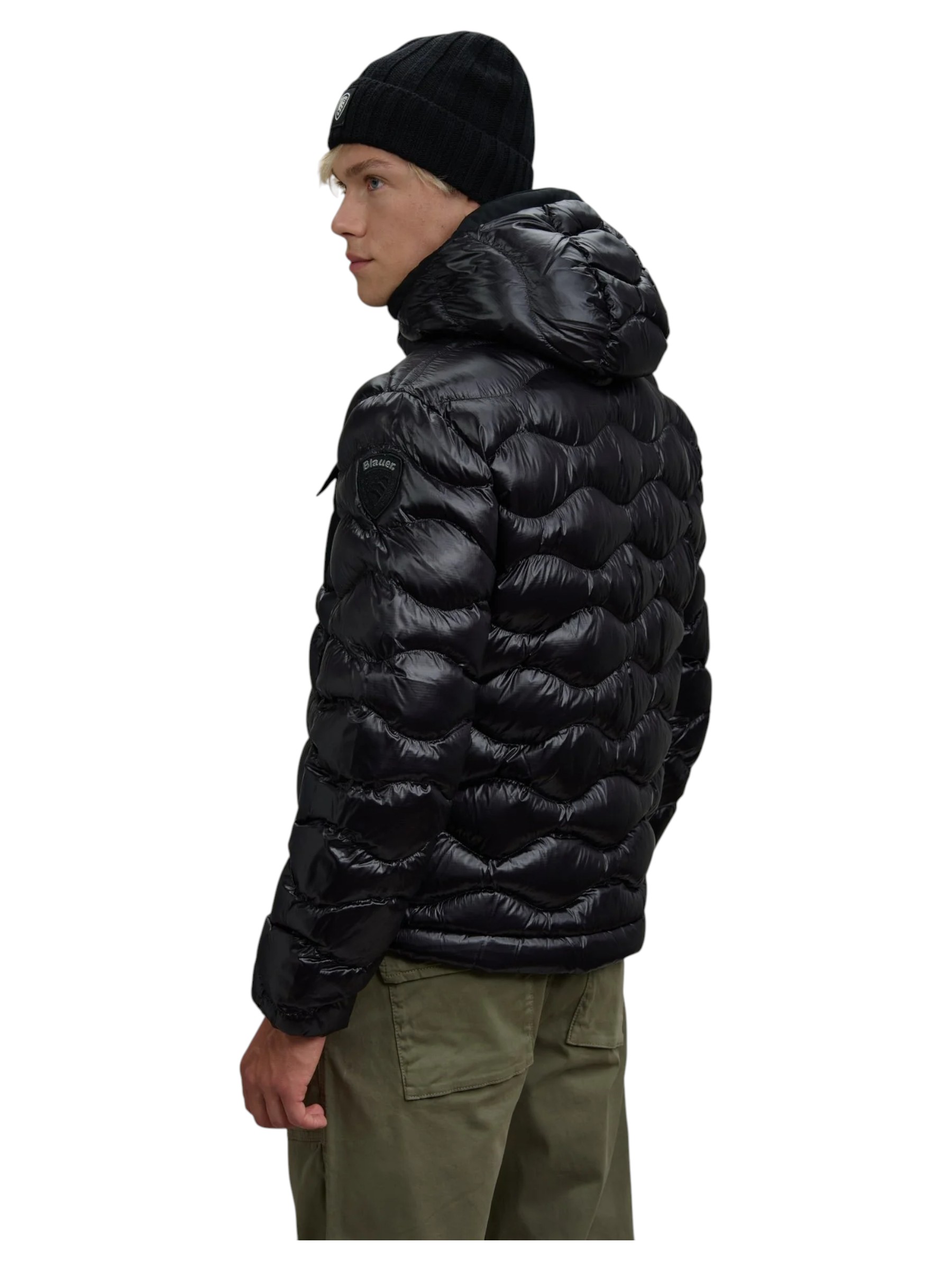 Blauer - Giubbotto uomo nero con taschino - XL - immagine 3