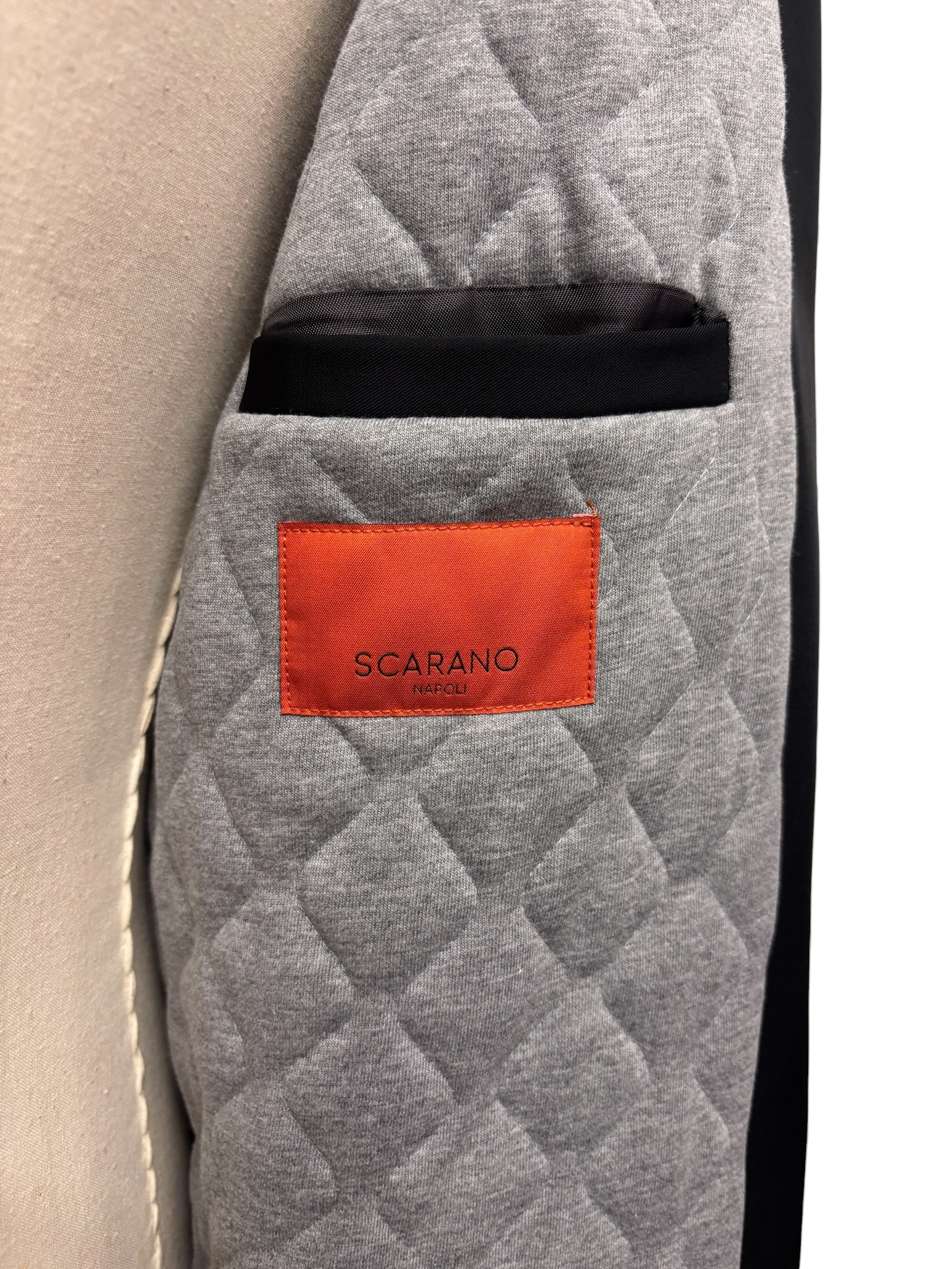 Scarano Napoli – Giubbino uomo in tessuto tecnico nero – 50 - immagine 5