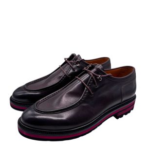 Brecos - Scarpe uomo modello Ingegnere in pelle testa di moro - 42