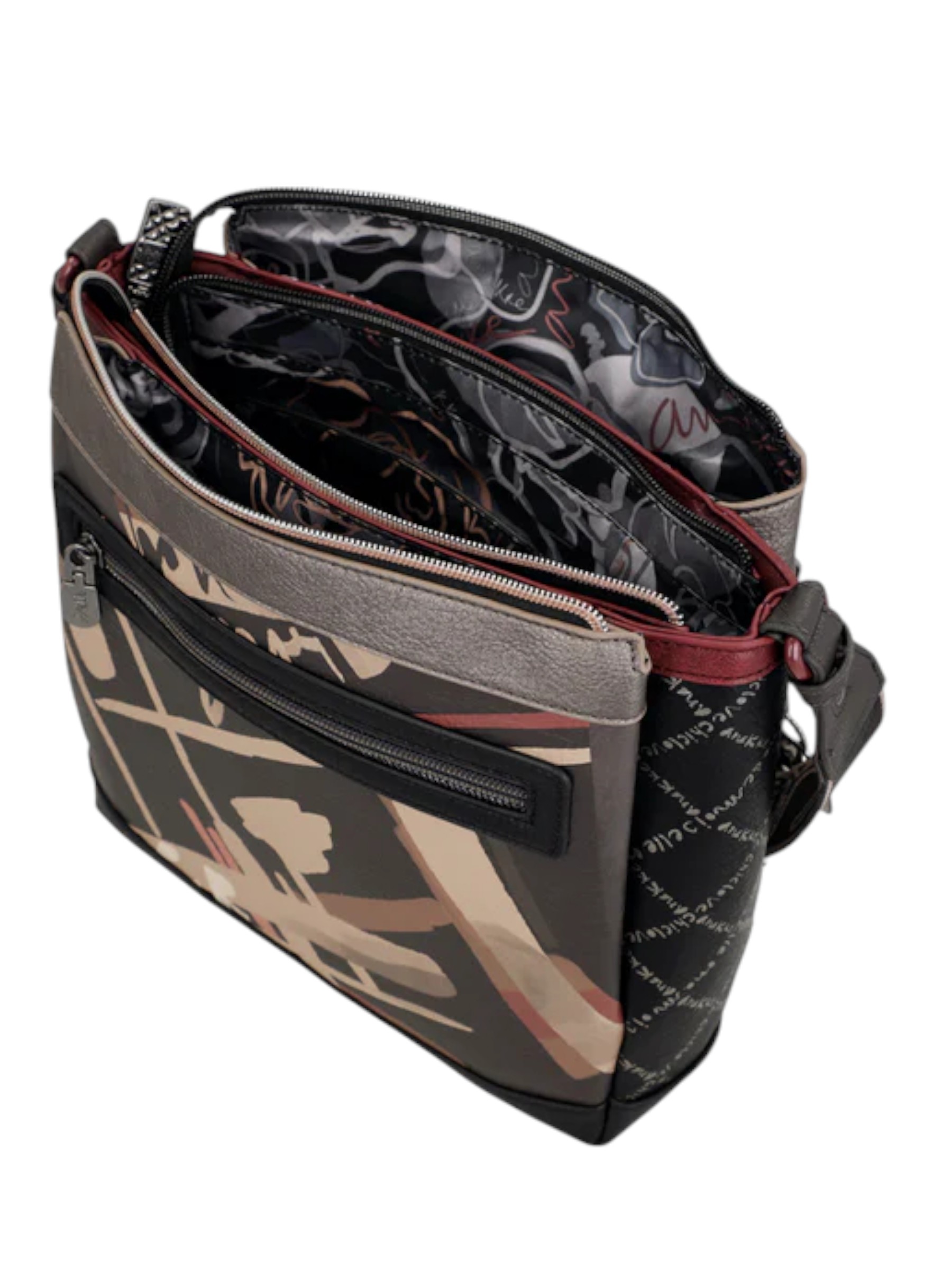 Anekke - Tracolla 3 scomparti Mademoiselle - immagine 4