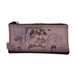 Anekke - Portafoglio grande flessibile RFID Studio