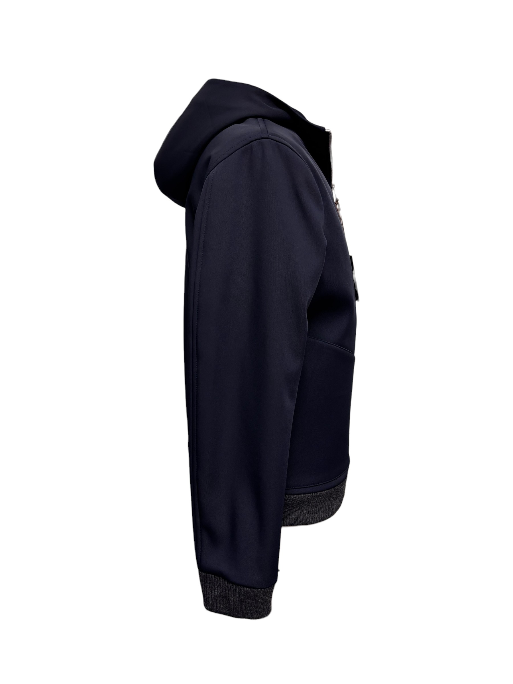 Scarano Napoli - Giubbino uomo in tessuto tecnico blu - 50 - immagine 2