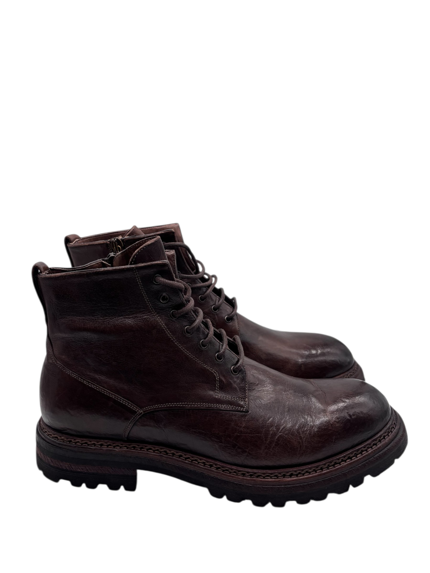 Brecos - Stivaletti uomo in pelle testa di moro - 42 - immagine 2