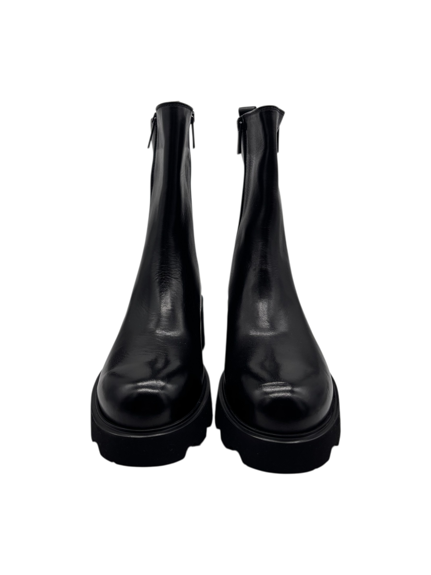 Brecos - Stivali donna in pelle nera - 37 - immagine 2
