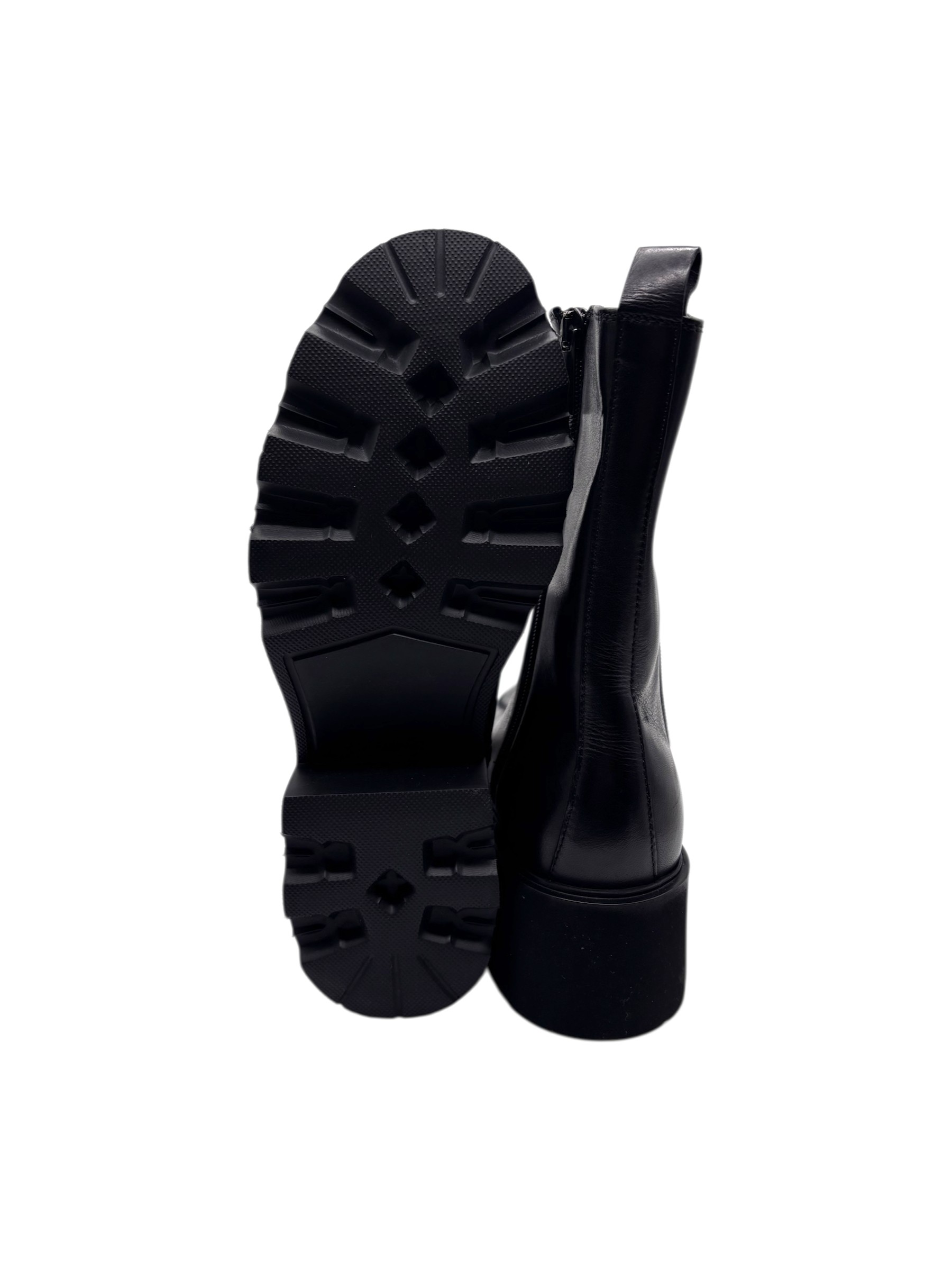 Brecos - Stivali donna in pelle nera - 37 - immagine 4