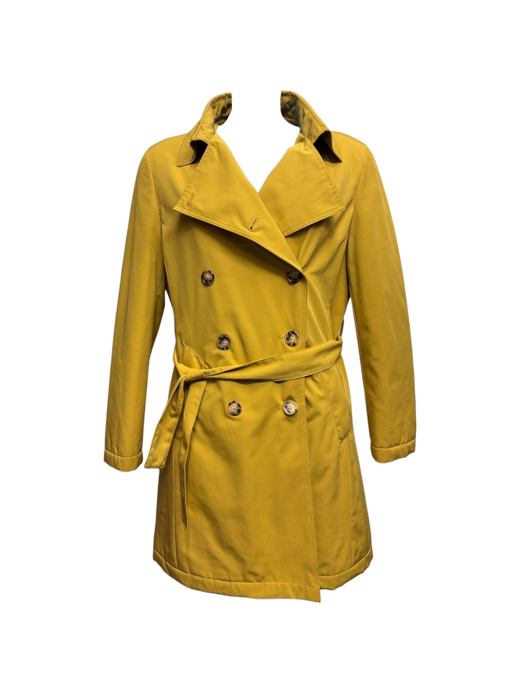 Federica Garoni - Trench coat senape donna