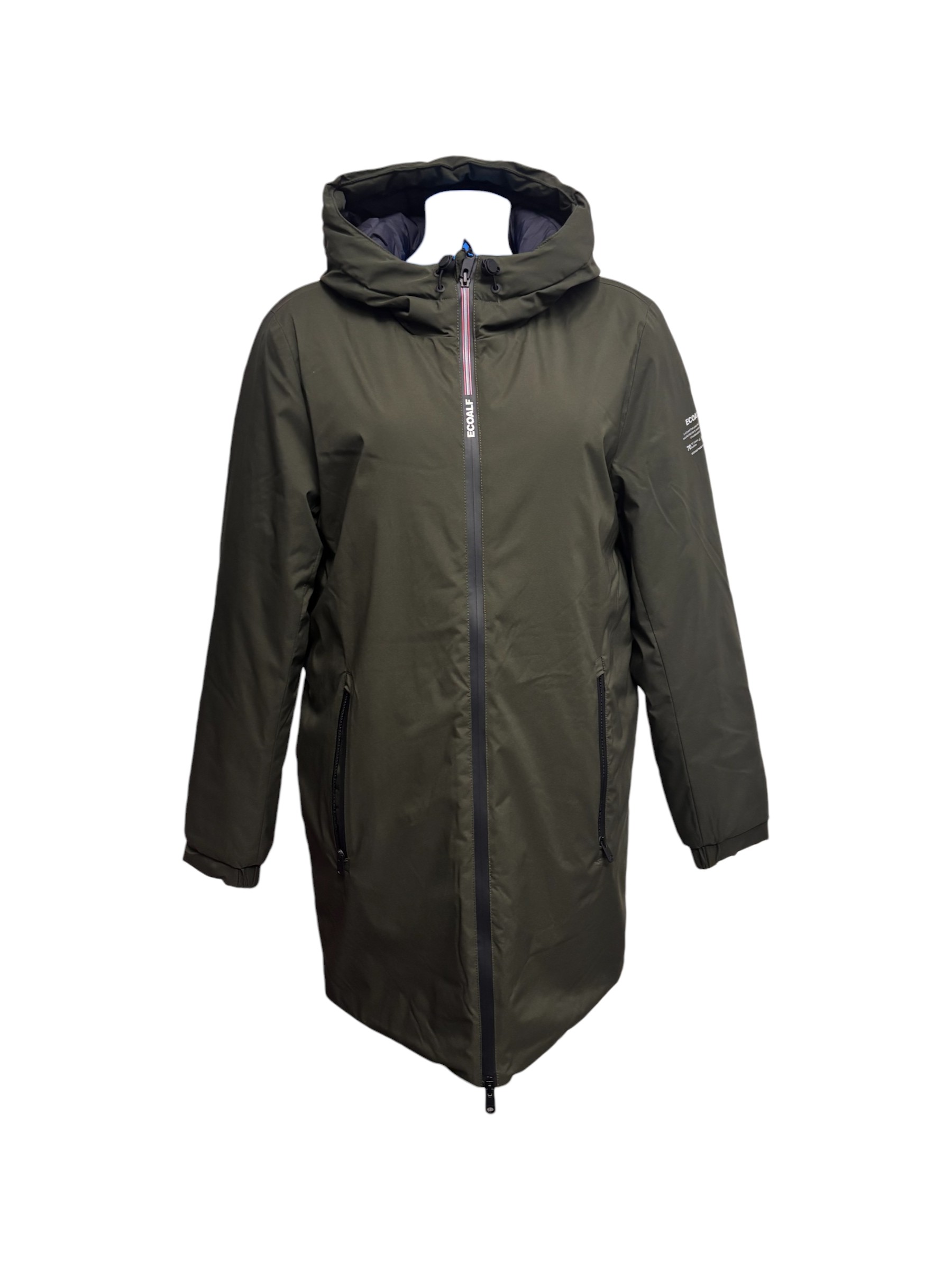 Ecoalf - Giubbotto lungo verde uomo - S