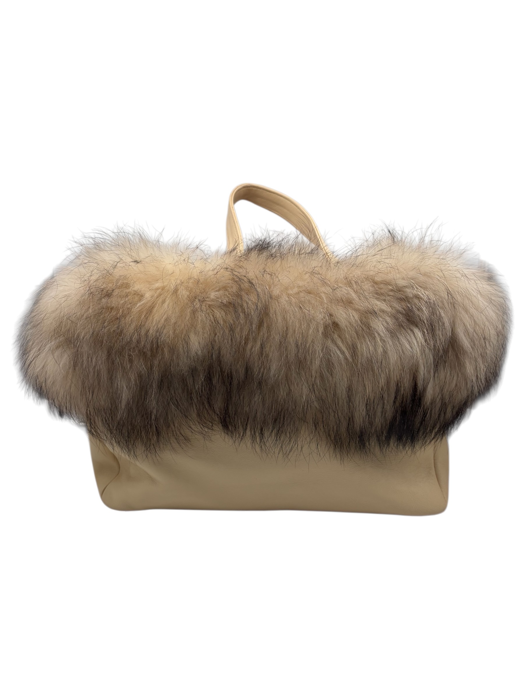 Raphael - Borsa a spalla in pelle con bordo in murmasky