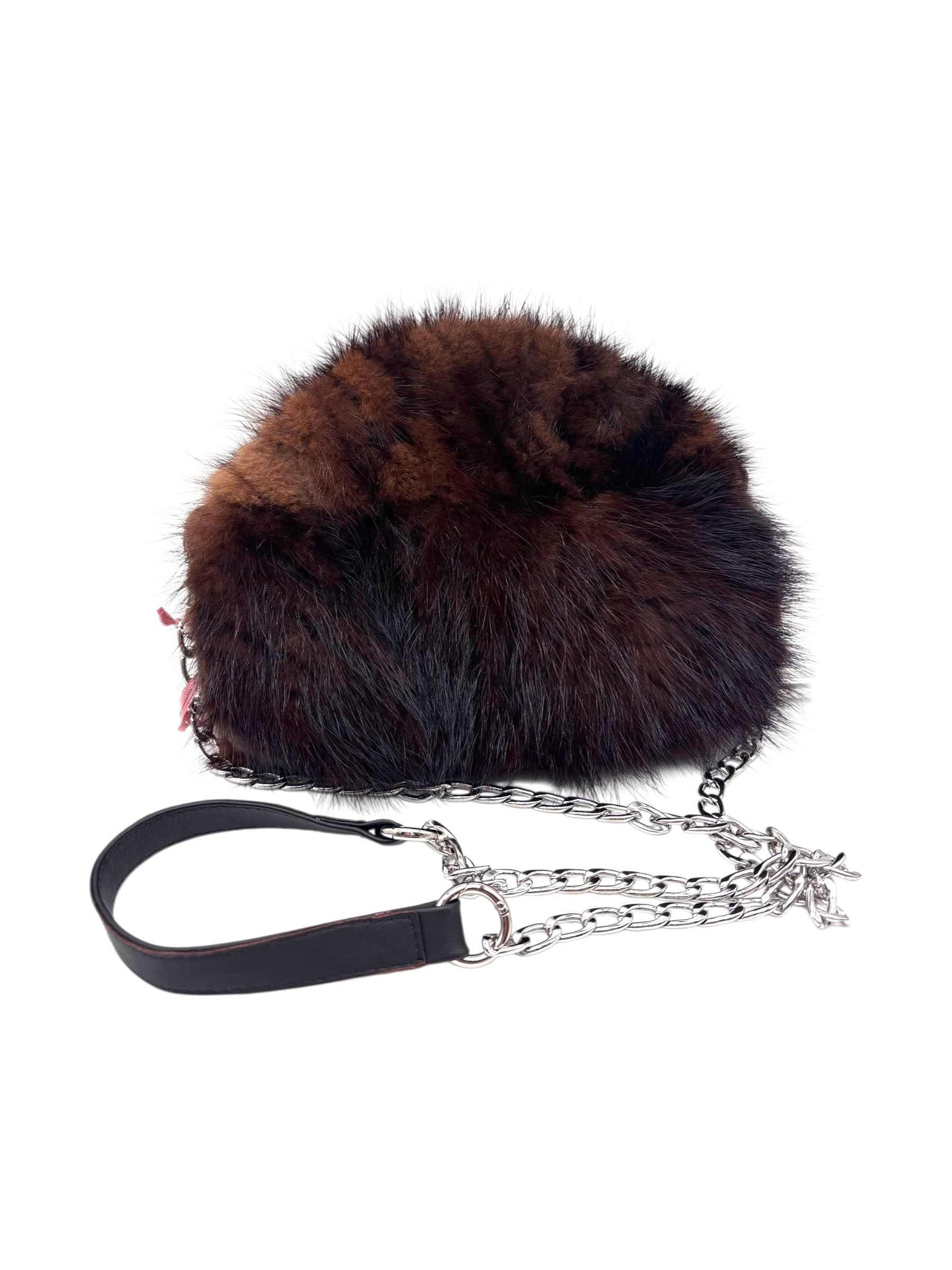 Raphael - Pochette a tracolla in pelle e visone