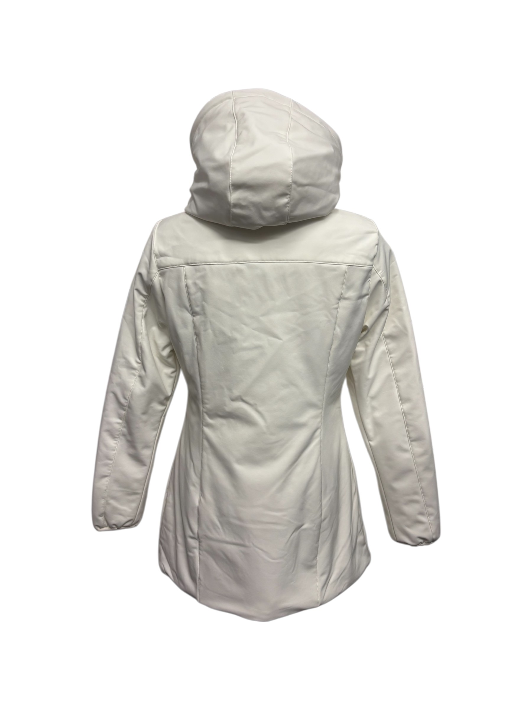 Yes Zee – Giubbotto bianco lungo donna in softshell - S - immagine 3