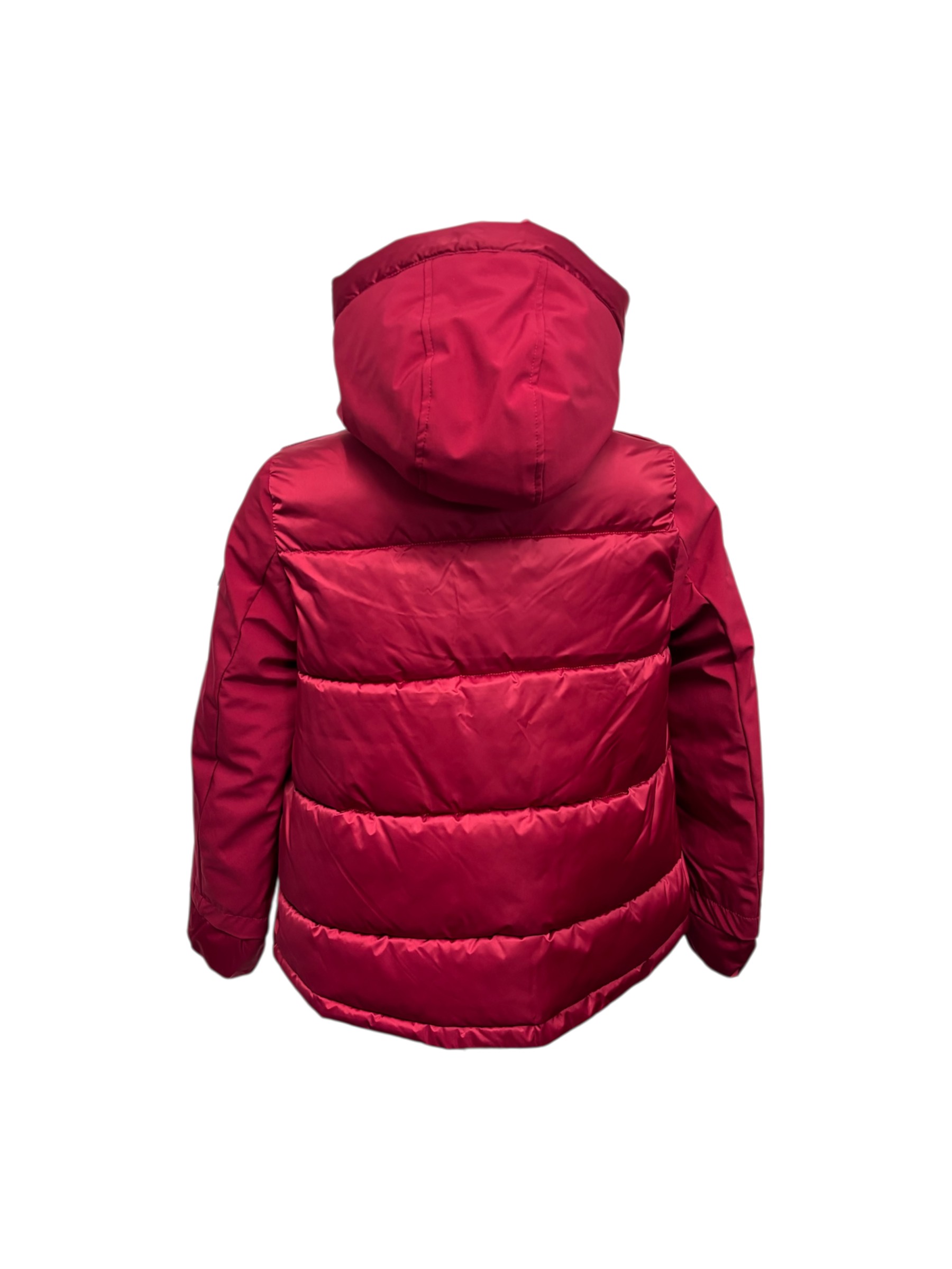 Yes Zee - Giubbino rosso rubino donna con cappuccio - immagine 3