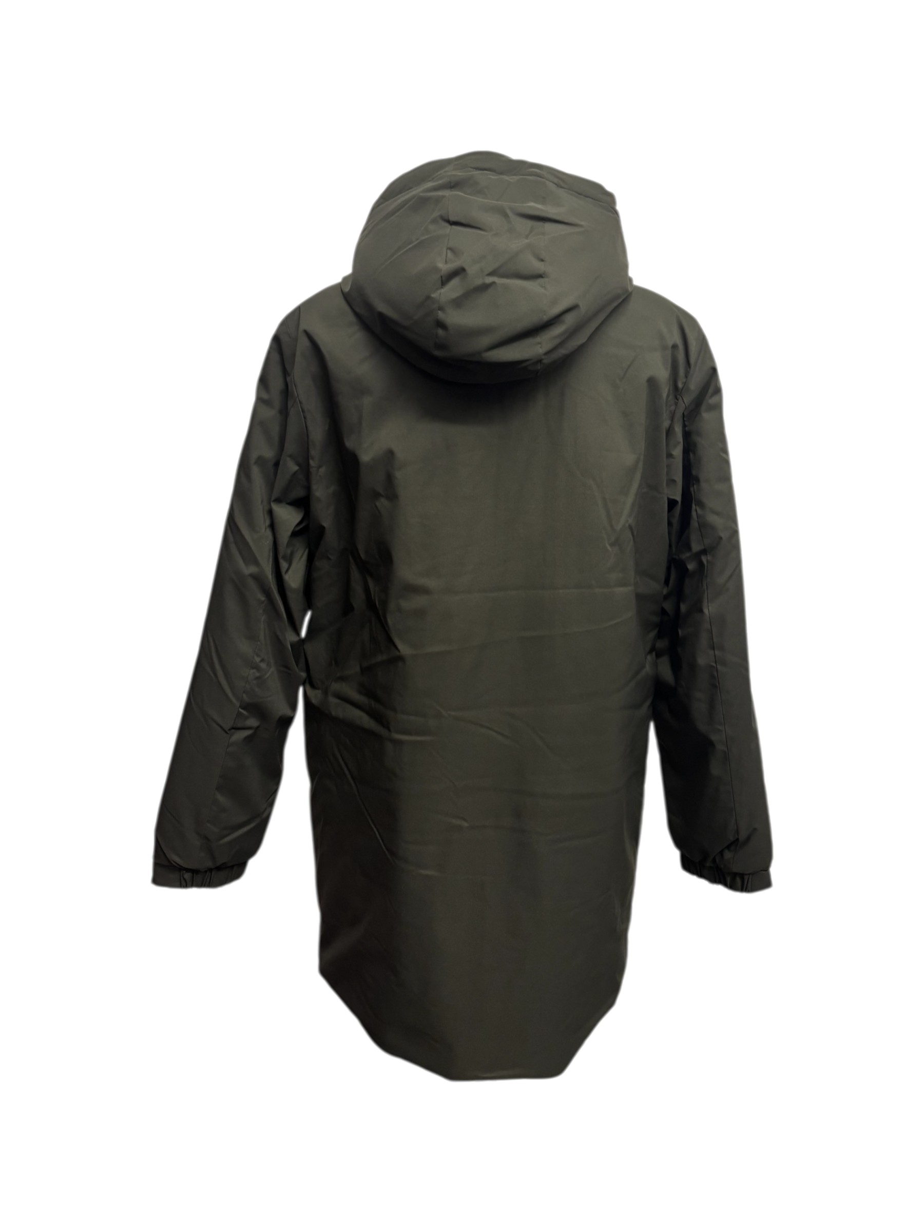 Ecoalf - Giubbotto lungo verde uomo - S - immagine 3